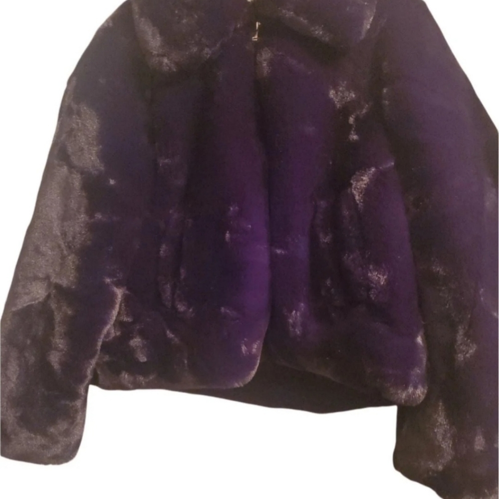 Black Faux Fur Coat